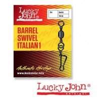 Вертлюжок-застёжка Lucky John BARREL SWIVEL ITALIAN 1