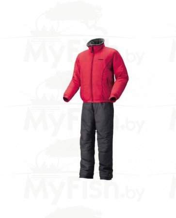 Поддёвка Shimano Lightweight Thermal Muit MD041J Красная куртка, серые штаны, арт.: MD-041JRD