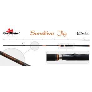 Спиннинг штекерный, 2 колена, S Master LC1245 Chokai Series Sensitive Jig, 722MHF TX-20,7-21,2.18 м, уголь; LC1245-218, арт.: 81278-KVR