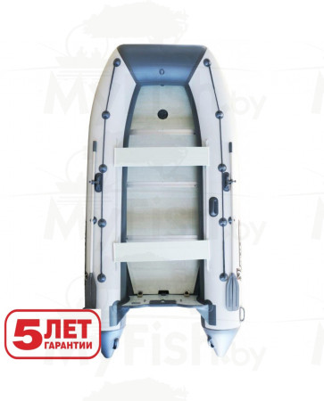 Лодка моторная ПВХ Polar Bird 320М New Merlin (серо-белая) стеклокомпозит, арт.: ПБ26-KEM