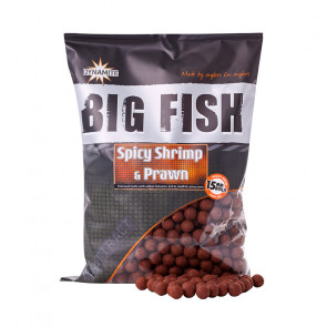 Бойлы тонущие DYNAMITE BAITS Spicy Shrimp & Prawn 15 мм. 1.8 кг.