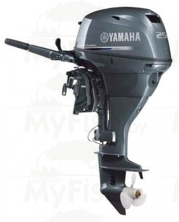 Подвесной 4-х тактный бензиновый лодочный мотор YAMAHA F25DMHS, арт.: F25DMHS