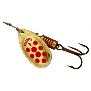 Блесна Mepps AGLIA DECOREE 3 Gold/Red Dots size 3 , арт.: 529041-B