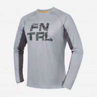 ЛОНГСЛИВ FINNTRAIL WAVE LOGO 6613 GREY, XL, арт.: 6613Grey-XL-FINN