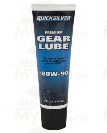 Трансмиссионное масло Quicksilver Premium Gear Lube 80W-90 (237 мл), арт.: 121963-APR_M