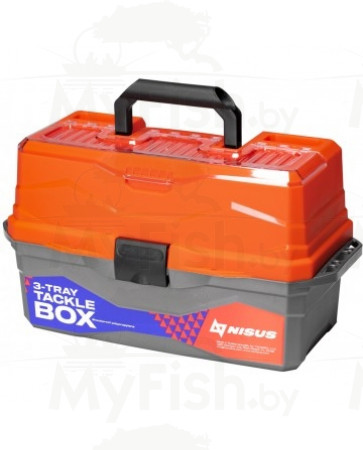 Ящик для снастей Tackle Box трехполочный NISUS TON-241404, арт.: 104747-KVR