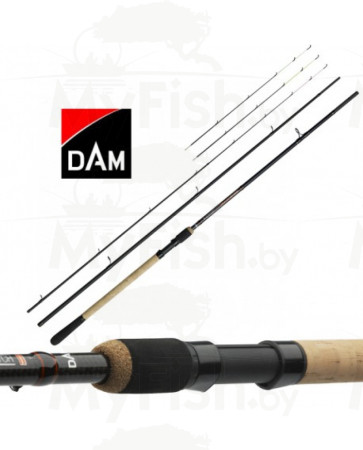 Удилище фидерное DAM Detek Medium Feeder 3,60m 80g 3+3Sec 215G, арт.: 70319