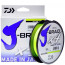 Леска плетеная Daiwa J-Braid x4 BRAID Yellow 135м/0.21мм, арт.: 12740-021