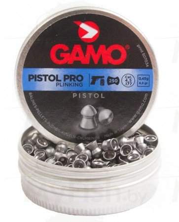 Пули для пневматического оружия GAMO 250 Pistol-Pro, арт.: 6321750