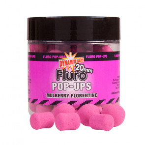 Бойлы плавающие DYNAMITE BAITS Fluro Mulberry Florentine 20 мм.