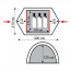 Универсальная палатка TRAMP Scout 3 (V2), арт.: TRT-56-KEM